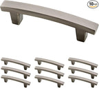 Franklin Brass Pierce (10-Pack) Cabinet Handles 3' Hole Center Heirloom Silver Kitchen Drawer Pulls Dresser, Furniture Hardware P29519K-904-B