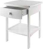 Winsome Wood Claire Accent Table, White
