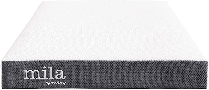 Modway Mila 6” Narrow Twin Mattress - Firm 6 Inch- 10-Year Warranty