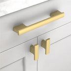 Asidrama 30 Pack 5 Inch(128mm) Brushed Gold Cabinet pulls Kitchen Cabinet Handles, Cabinet Pulls Gold Kitchen Cabinet Hardware for Cupboard Drawer Pulls