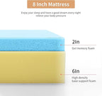 PayLessHere 8 Inch King Gel Memory Foam Mattress Fiberglass Free/CertiPUR-US Certified/Bed-in-a-Box/Cool Sleep & Comfy Support