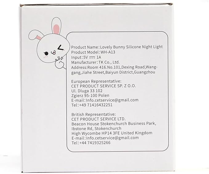 One Fire Bunny Toys for Kids Night Light for Kids, 16 Colors Cute Lamp, Soft Silicone Baby Night Light, 1200mAh Portable Dimmable Touch Lamps, Kawaii Room Decor, Christmas Gifts for College Girls