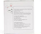 One Fire Bunny Toys for Kids Night Light for Kids, 16 Colors Cute Lamp, Soft Silicone Baby Night Light, 1200mAh Portable Dimmable Touch Lamps, Kawaii Room Decor, Christmas Gifts for College Girls