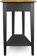 Leick Home 9035-SL Recliner Wedge Table with Shelf, Slate
