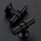 20 Pack Matte Black Cabinet Knobs - Kitchen Cabinet Knobs Black Cabinet Pulls for Kitchen Cabinet Drawer Stainless Steel Dresser Knobs for Cabinet Hardware 2 Inch Length Single Hole T Bar