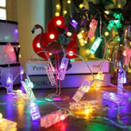 LED Photo String Lights 20 Photo Clips Battery Powered Fairy Twinkle Lights, Wedding Party Home Decor Lights for Hanging Photos, Cards and Artwork Multicolor
