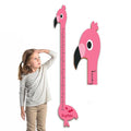 Personalized Growth Chart for Wall, Wooden Height Chart for Kids, Cute Height Measurement for Child/Girls/Boys, Baby and Toddler's Playroom/Kid's Room/Nursery Decor, Flamingo