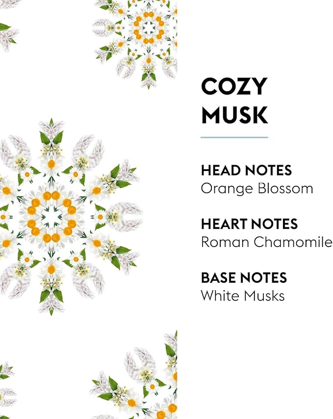 Maison Berger - Cosy Musk - Lampe Berger Fragrance Refill Oil for Home Diffusers - Luxury Air Freshener with Orange Blossom, Chamomile & White Musk Notes - 16.9 Fl Oz (500ml)