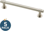 Franklin Brass Francisco (1-Pack) Cabinet Handles 5-1/16" Hole Center Pulls | Satin Nickel Hardware for Kitchen Drawers, Dressers, Furniture P29618K-SN-C