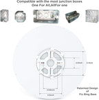 TALOYA LED Ceiling Light Living Room White, 15.8 Inch Thin Flat Modern Flush Mount Lighting Fixture for Bedroom,5 Color Temperatures in 1, 24w Round 0.94 Inch Thickness