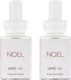 Pura & Unify Co. Home Scent Refill - Smart Home Air Diffuser - Up to 120-Hours of Luxury Fragrance per Refill - Home Essential - Clean & Safe Diffuser Fragrance - 2 Pack, Noel