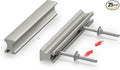 homdiy 25 Pack Adjustable Brushed Nickel Cabinet Pulls 1" to 4" (25-102mm) Adjustable Hole Distance Drawer Pulls