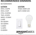 Amazon Basics A19 LED Light Bulbs, 60 Watt Equivalent, Energy Efficient 9W, E26 Standard Base, Soft White 2700K, Dimmable, 10,000 Hour Lifetime , 16-Pack