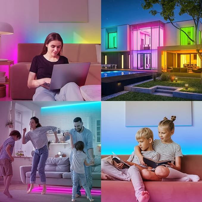 BTF-LIGHTING WS2812B IC RGB 5050SMD Pure Gold Individual Addressable LED Strip 3.28FT 144LED 144Pixel/m Flexible Full Color IP30 DC5V for DIY Chasing Color Project(No Adapter or Controller)