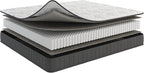 Ottomanson Full 9" Hybrid Mattress - Medium-Firm Support - Made in USA - Individually Pocketed Coils & CertiPUR-US Foam - Fiberglass-Free - Bed in a Box