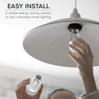 LUXRITE A15 LED Bulb 40W Equivalent, 7W, 4000K (Cool White), 600 Lumens, Enclosed Fixture Rated, Dimmable Ceiling Fan Light Bulbs, E26 Medium Base, UL Listed - Indoor and Outdoor (6 Pack)