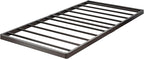 1.6 Inch Bunkie Board Twin Low Profile Heavy Duty Metal Box Spring Twin Bed Base Sturdy Mattress Foundation, Easy Assembly, Noise Free, Black