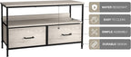 Sorbus TV Stand Dresser with 2 Drawers - Television Riser Chest with Storage - Bedroom, Living Room, Closet, & Dorm Furniture