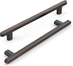 10 Pack 6.3 Inch(160mm) Kitchen Cabinet Handles Oil Rubbed Bronze Cabinet Pulls Kitchen Cabinet Hardware Drawer Pulls for Cupboard Wardrobe