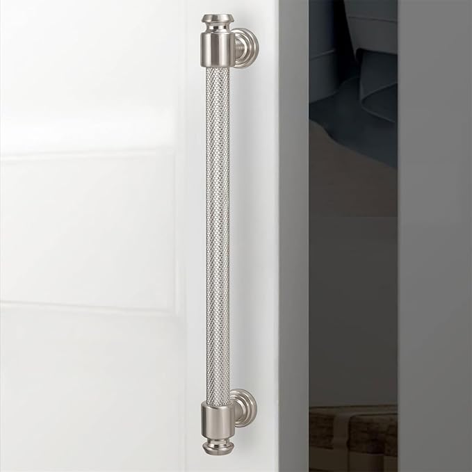 10 Pack 10 inch(254mm) Brushed Satin Nickel Cabinet Handles and Pulls - Drawer Handles for Kitchen and Dresser