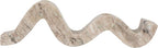 Bloomingville Marble Wave Double Taper Candle Holder, Beige