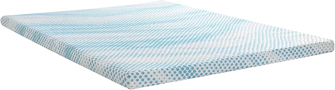 Roost Sleep Cool Cloud Supreme 3 Inch Gel Memory Foam Queen Mattress Topper – Cooling, Ventilated Design for Back and Pressure Relief