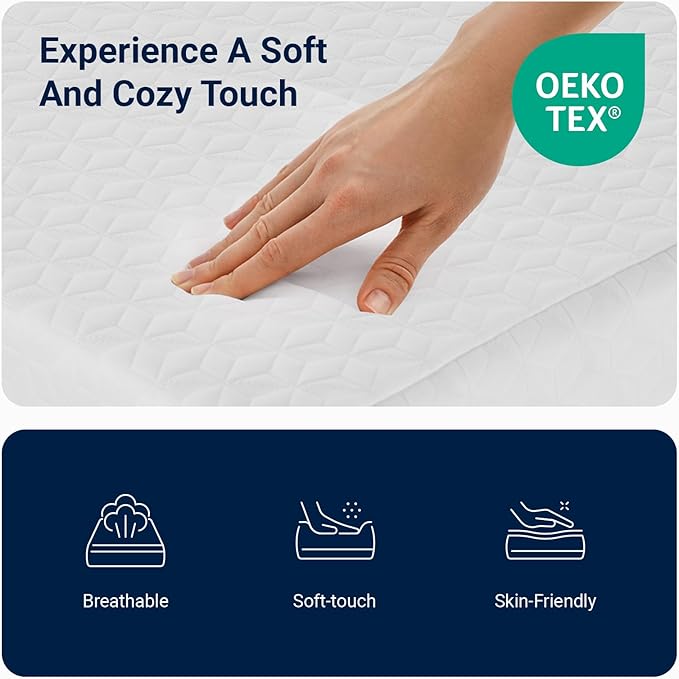 Avenco Twin Size Mattress, 6 Inch Memory Foam Twin Mattress in a Box for Comfort Sleep & Pressure Relief, CertiPUR-US Certified Firm Mattresses
