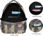Custom Children's Name School Backpack Personalized Schoolbag Travel Bag for Teens Girls Boys