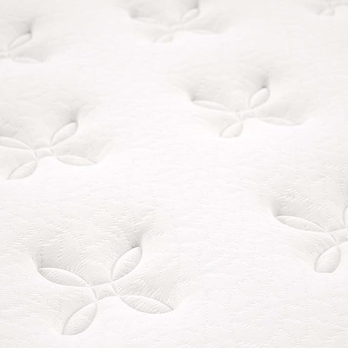 Modway Jenna 10” Innerspring and Memory Foam Queen Mattress With Individually Encased Coils