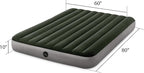 Intex 64109E Dura-Beam Standard Prestige Air Mattress: Fiber-Tech – Queen Size – 10in Bed Height – 600lb Weight Capacity – Pump Sold Separately (Pack of 3)