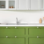 Ravinte 25 Pack Cabinet Knobs White Kitchen Cabinet Knobs Round Dresser Drawer Pulls Closet Door Pulls 1-1/5 Inch