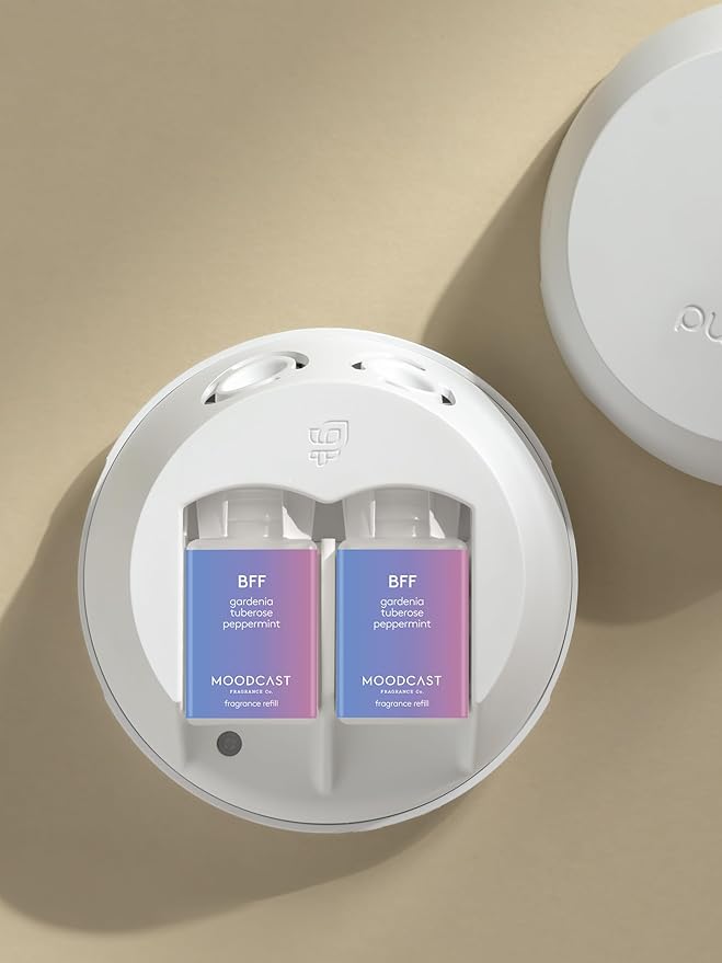 Pura & Moodcast Home Scent Refill - Smart Air Diffuser - Up to 120-Hours of Luxury Fragrance per Refill - Home Essential - Clean & Safe Diffuser Fragrance - 2 Pack, BFF