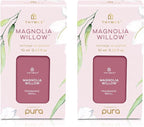 Thymes Pura Refills – 2 Pack of Oil Diffuser Scents – Long-Lasting Pura Diffuser Refills – Premium Home Fragrance – Airy Notes of Willow, Magnolia, Mandarin & Jasmine (Magnolia Willow, Pack of 2)