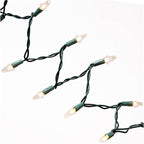 Noma/Inliten Holiday Wonderland 100-Count Clear Christmas Light Set,Green Wire