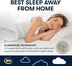 Serta Raised Air Mattress with Never Flat Pump | Luxury Inflatable Mattress with Built in Air Pump to Ensure a Good Night’s Rest | Heavy Duty Blow Up Mattress with Self Inflating Pump