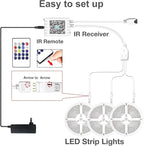 DAYBETTER Smart RGB Led Strip Lights, 300ft Led Lights for Bedroom with App Control, Multicolor Changing Led Light Strips Apply for Home Decor, Living Room, Kitchen, Home Party Decoration