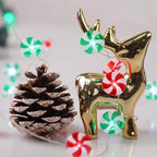 BOHON Candy Decorative Lights LED String Lights Battery Operated 10ft 30LEDs Fairy Lights with Remote Sweet String Lights for Bedroom Thanksgiving Indoor Halloween Christmas Tree Decor (Multicolor)