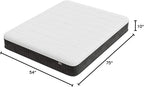 Swbvs Firm Full Mattress, 10 Inch Cooling-Gel Memory Foam & Pocket Spring Hybrid, Firm Feel, Full Size Mattresses, CertiPUR-US Certified, Fiberglass Free