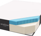 Modway Aveline 12” Gel Infused Memory Mattress with CertiPUR-US Certified Foam King Mattress