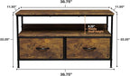 Sorbus TV Stand Dresser with 2 Drawers - Television Riser Chest with Storage - Bedroom, Living Room, Closet, & Dorm Furniture