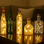 Novelty Lights 5 Feet 10 Bulbs Vintage Short Mini Light String, Clear Bulbs on White Wire, 4-Inch Spacing Fairy Lights, Connectable End-to-End, UL Listed for Indoor/Outdoor