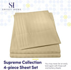 Twin Size Bed Sheets - 4 Piece 1500 Supreme Collection Fine Brushed Microfiber Deep Pocket Twin Sheet Set Bedding - 1 EXTRA PILLOW CASES, GREAT VALUE, Twin, Dobby Sage