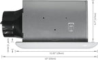 BV LED Bathroom Exhaust Fan With Light 110CFM - 1.2 Sones, Ultra Quiet, 800lm | Bathroom Vent Fan 3000K/4000K/5000K, Covers up to 110 sq. ft. | 4 Inch Duct Collar, Easy Install & Replace
