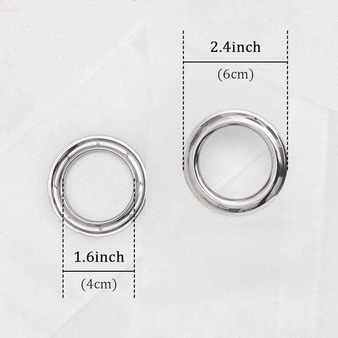 KEQIAOSUOCAI Pure White Sheer Curtains for Windows 63 inch Length - Grommet Voile Textured Soft & Lightweight Window Dressing for Bedroom Decor,W54 x L63, 2 Pieces