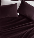 Linen Market Brushed Microfiber Queen Sheet Set 4 Piece – Oeko-TEX Certified Ultra Soft & Wrinkle-Free - 16" Deep Pocket Sheets - Easy Care Queen Size - Purple