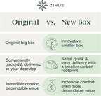 Zinus Joseph 10 Inch Platform Bed Frame, Wood Slat Support, No Box Spring Needed, Eco Friendly WonderBox(TM) Packaging, Easy Assembly, Black, Twin