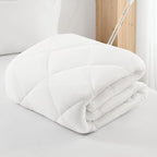 Sleep Philosophy Waterproof Mattress Protector Full Size Mattress Pad, 3M Scotchgard, Quilted & Fitted Microfiber Mattress Topper, Noisless & Deep Pocket Fits Up to 20" Mattress, Full White