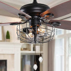 Ceiling Fan Pull Chain, 12 inch Cristal Glass, Polished Antique Finish, 1PCS