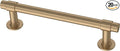 Franklin Brass Bar (20-Pack) Cabinet Handles 4" Hole Center Pulls | Champagne Bronze Hardware Kitchen Door, Drawers, Dressers, Furniture P29617K-CZ-B2