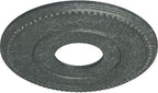 Ekena Millwork CM12BRAGC 12-1/2" x 3-7/8" x 3/4" Bradford Ceiling Medallion, Athenian Green Crackle